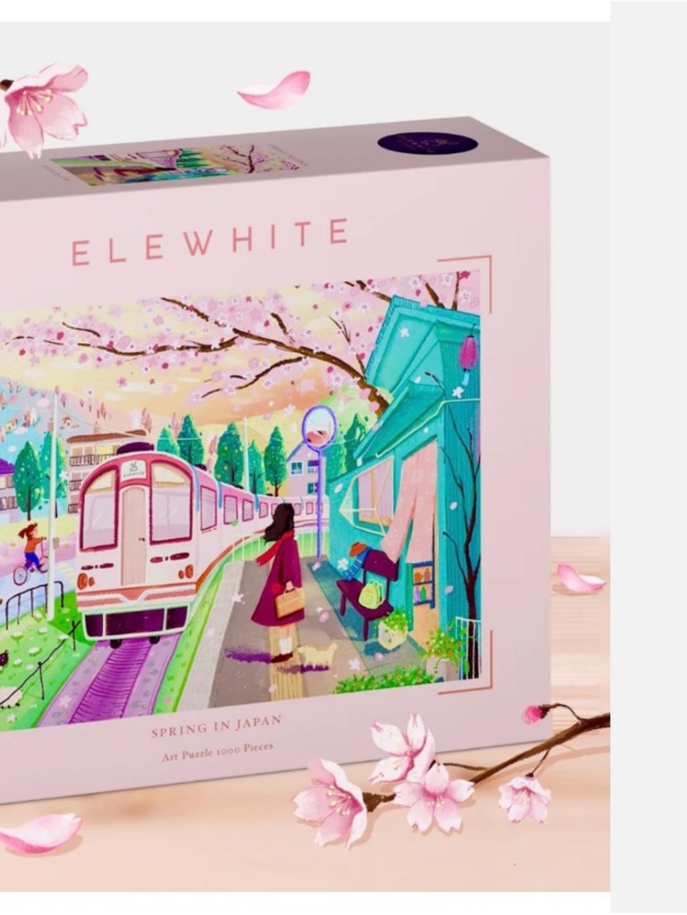 ELEWHITE Spring in Japan Puzzle - Picture 2 of 3
